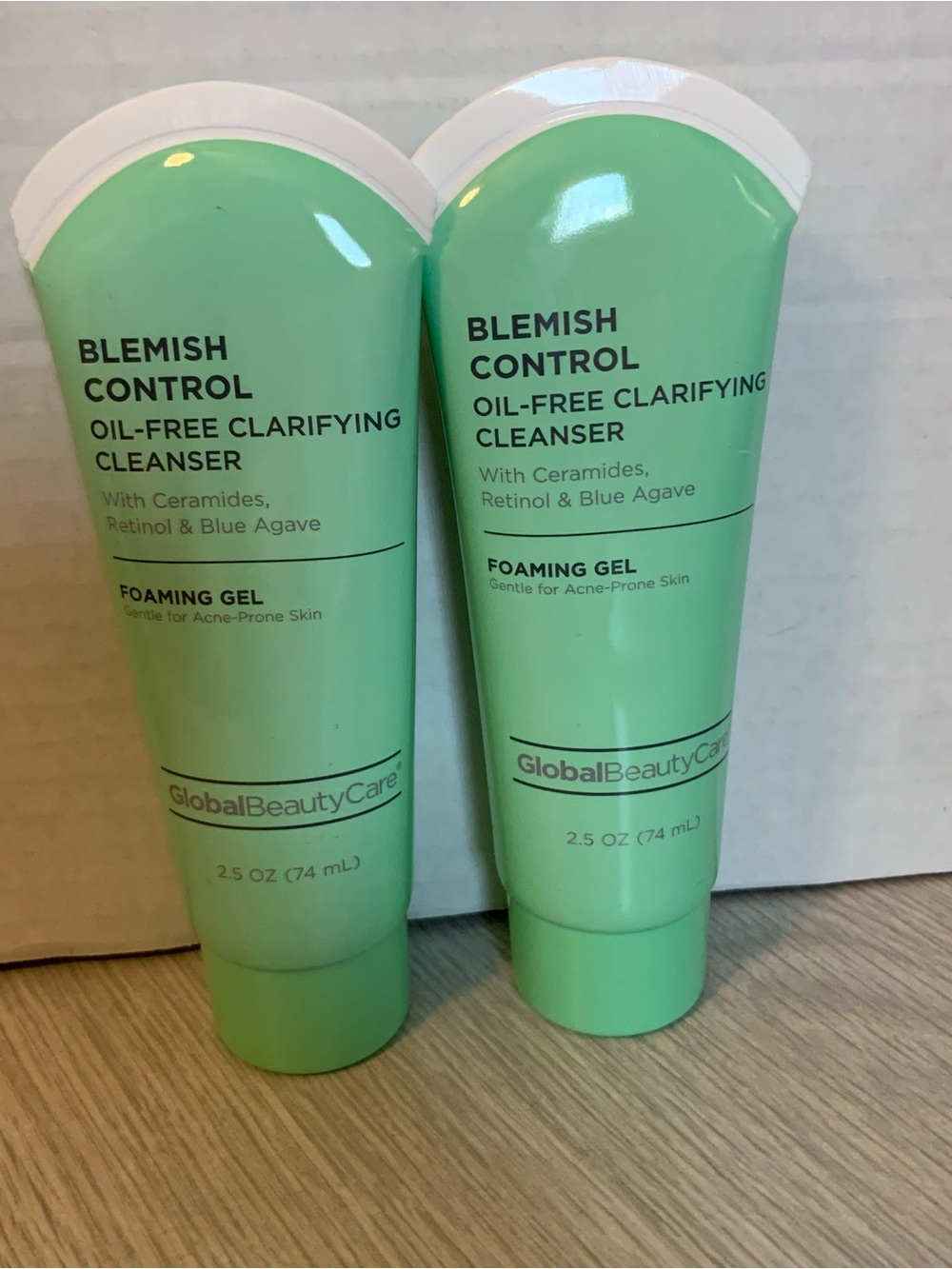 2 Blemish Control Oil-Free Clarifying Cleanser Foaming Gel Acne-Prone Skin 2.5oz